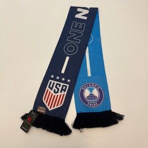 Ruffneck USA Soccer & Orlando Pride Scarf One Nation Team Fan Accessory